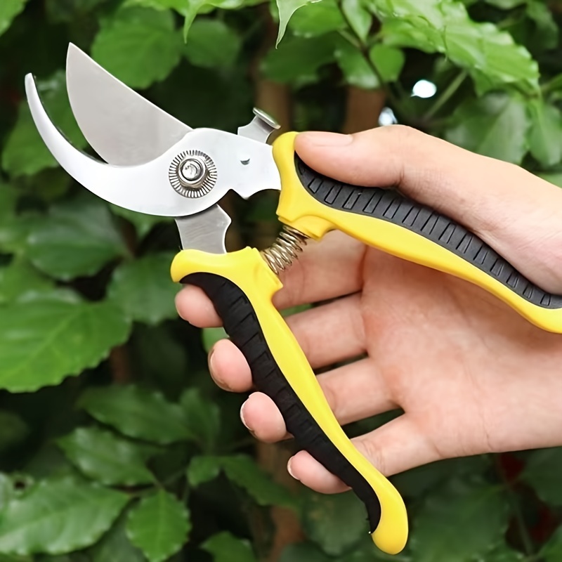 Garden Pruning Shears - Powerful Stainless Steel Scissors Hand Pruners