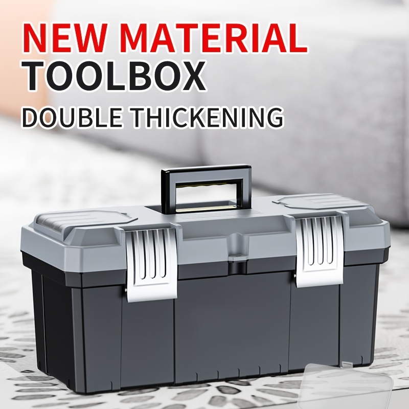 Iron Metal Hand Toolbox Multi-function Portable Repair Tool Box Car Home  Thickening Power tools Storage Box Hardware Tool Case