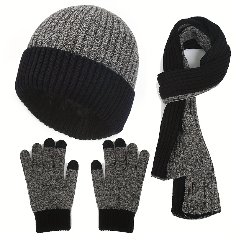 Mayoral Ensemble : bonnet, écharpe et gants 10.535 Écru