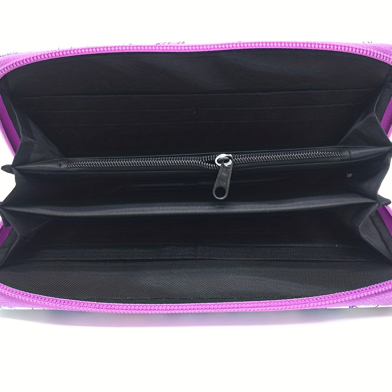 Men's Snakeskin Pattern Long Wallet Zipper Multi-card Bag Large Capacity  Wallet Leather Wallet Money Clip Clutch Bag - Temu Italy