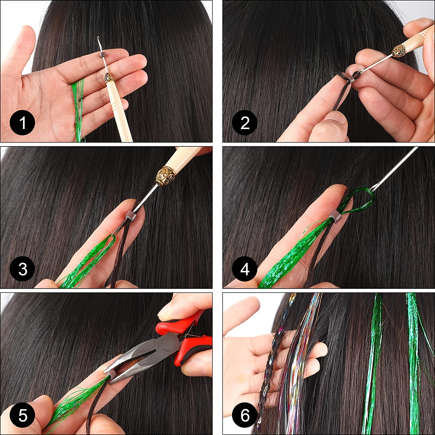 Hair Tinsel Extensions [3 WAYS TO ADD TINSEL TO YOUR HAIRSTYLE] 