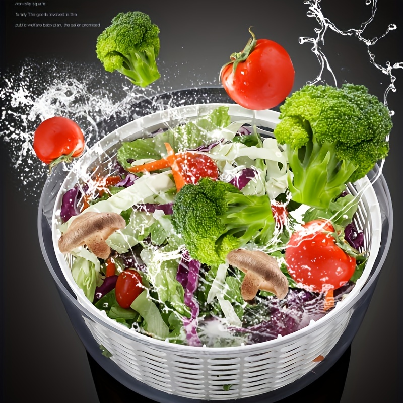 Electric Salad Spinner - Lettuce Vegetable Dryer, Usb Rechargeable, Quick  Drying Lettuce Fruit Spinner With Bowl
