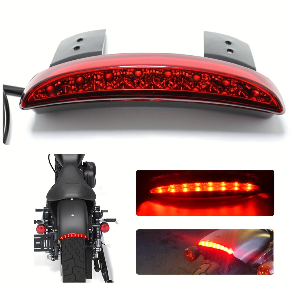 12V Motorrad Rücklichter LED Motorrad Bremslicht Rücklicht - Temu