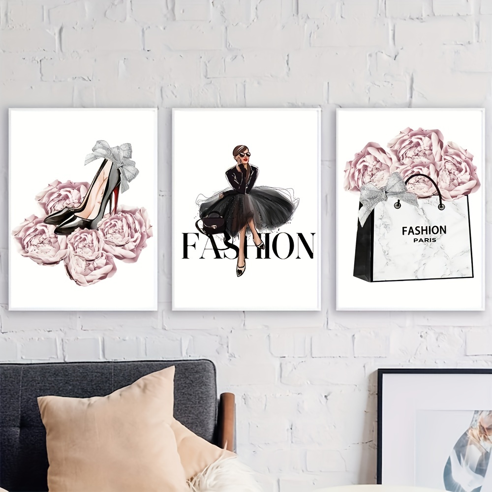 Wall Pictures Modern Living Room  Fashion Art Prints Wall Decor