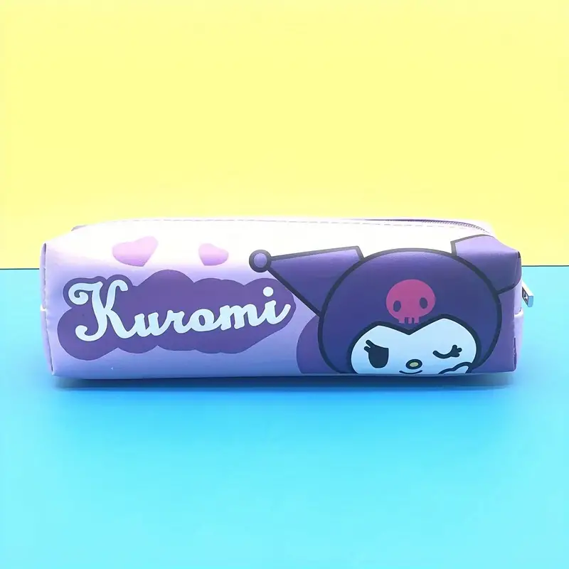 1pc 4 Types Cute Pencil Case, Hello Kitty Y2k Cinnamoroll Melody Kuromi,  Soft Plush Pencil Case, Fashion Style Cartoon Pen Bag, Student Stationery  Box Storage Case, Kawaii Gift Holiday Gift