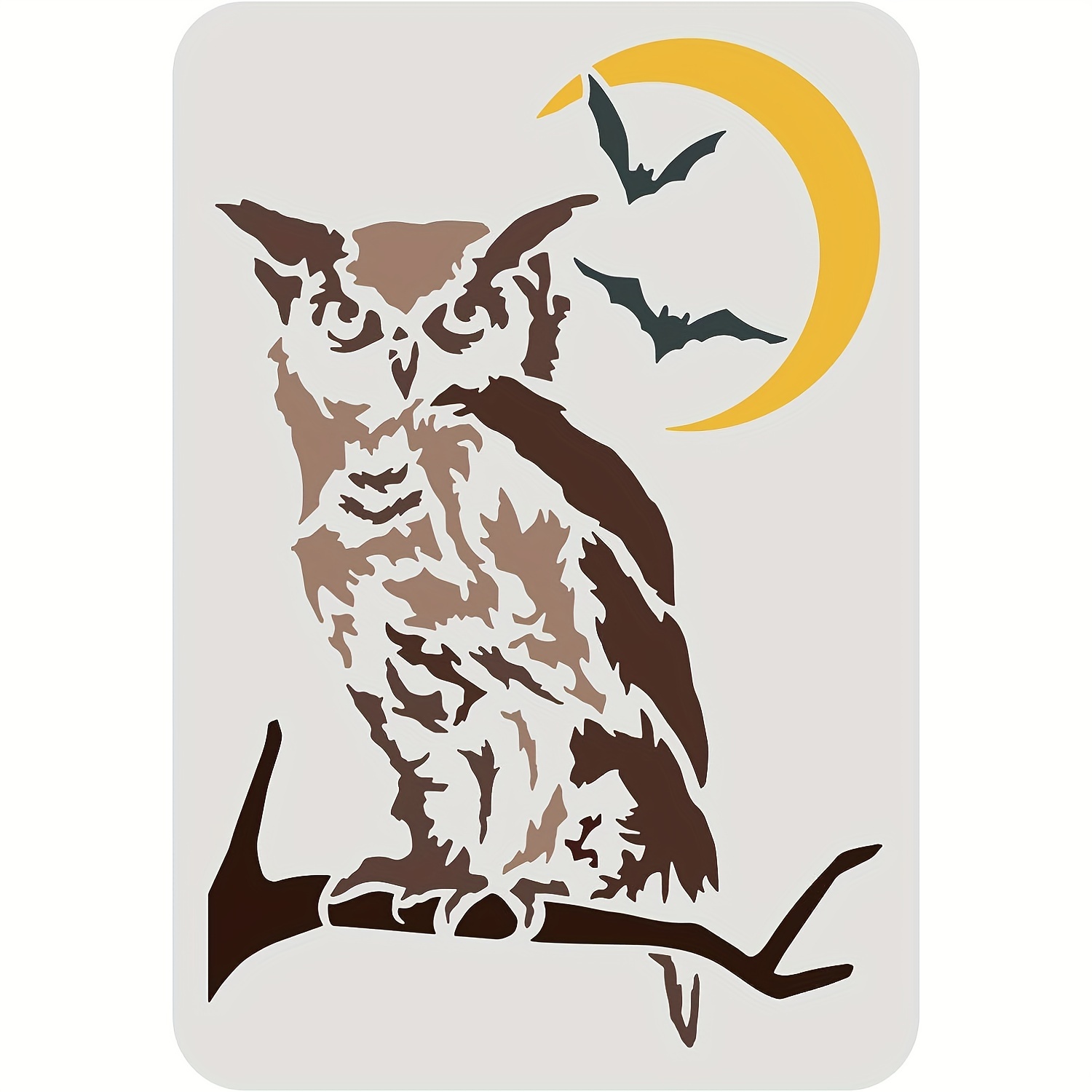 Stencil For Painting Reusable Owl Animal Stencils Template - Temu