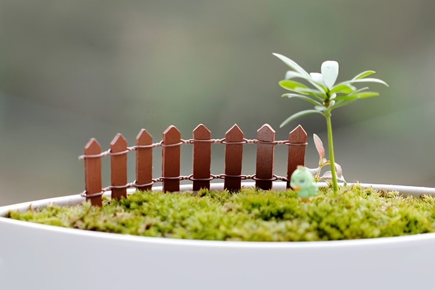 1 Mini Clôture En Bois Clôture Miniature Pour Jardin - Temu France
