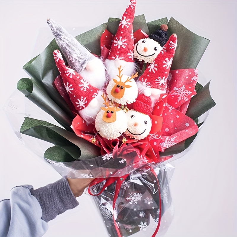 Papel de seda de copo de nieve plateado para envolver regalos, tejido  metálico de Navidad, pañuelo para bolsas de regalo, tejido a granel, tejido