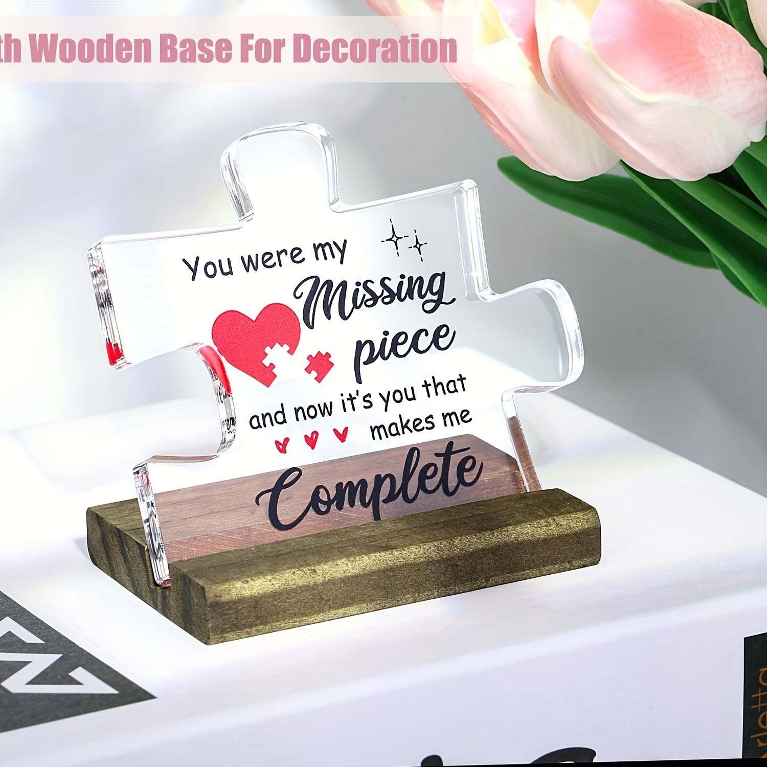 Cute Gifts For Girlfriends, Girlfriend Birthday Gifts From Boyfriend,  Unique Acrylic Plaque With Love Quotes, Romantic Girlfriend Gift For  Birthday, Anniversary, Valentines Day, Thanksgiving Wedding Birthday  Halloween Thanksgiving Christmas Day - Temu