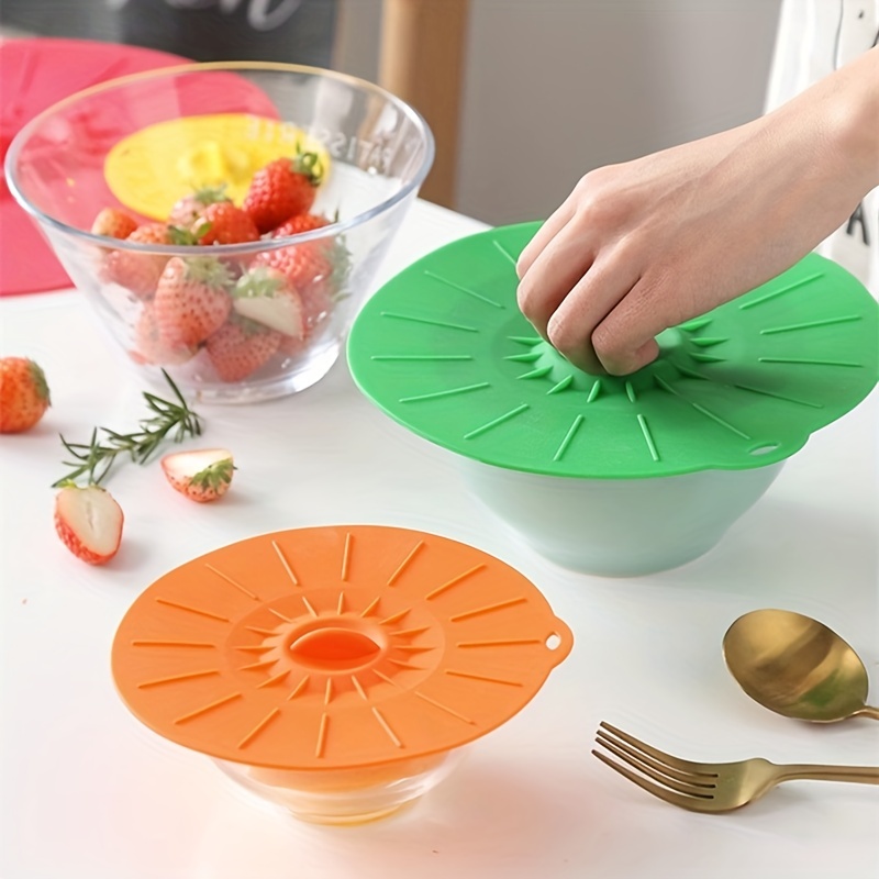 Silicone Suction Lids Heat Resistant Microwave Cover - Temu