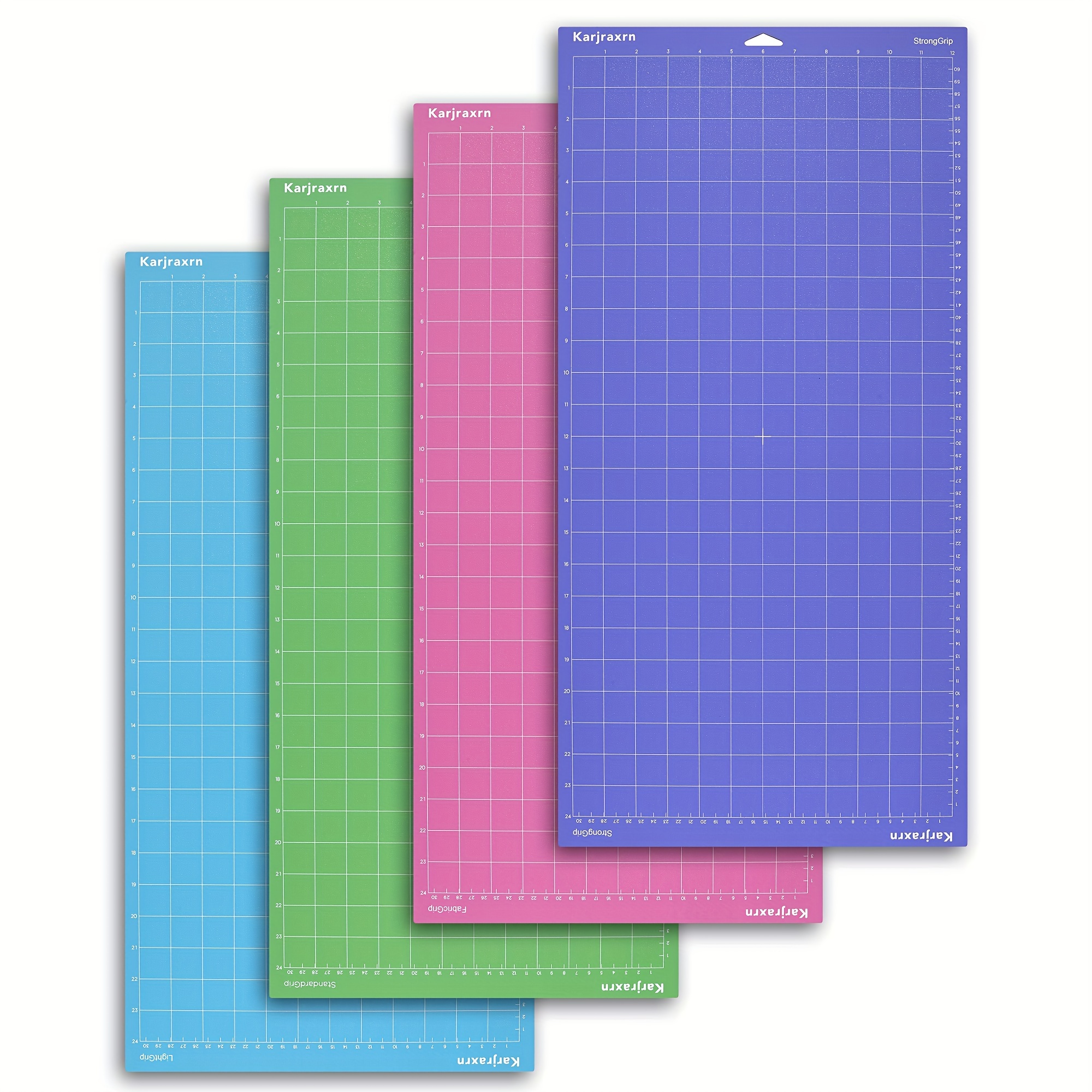 4pcs 12x24 Cutting Mat for Cricut Maker/Explore Air 2/ Air/One Replacement  Cutting Mat StandardGrip LightGrip StrongGrip FabricGrip Adhesive Cutting  Mats for Cricut and Silhouette Cameo : : Office Products