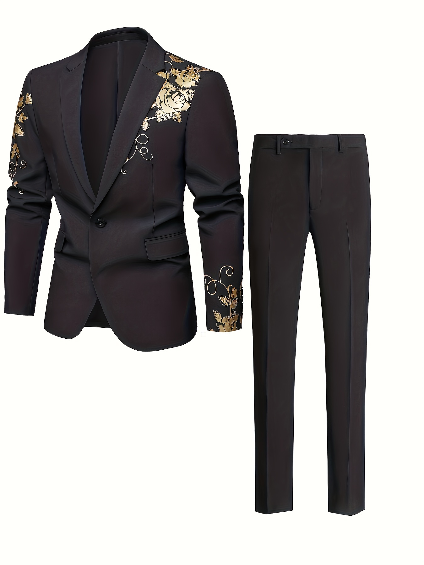 Professional Two Piece Suit Set Lapel Collar Top Bodycon - Temu Canada