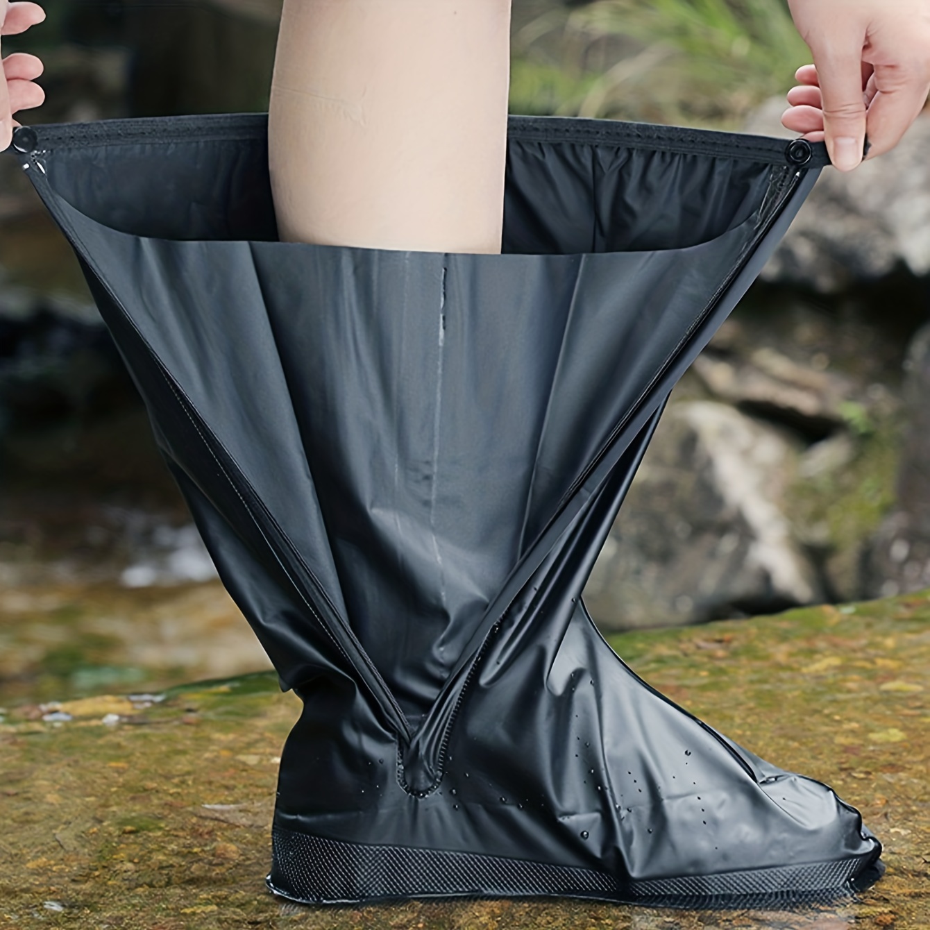 ATTREZZO® Couvre-chaussures de pluie - résistants - Modèle haut -  imperméables et | bol.