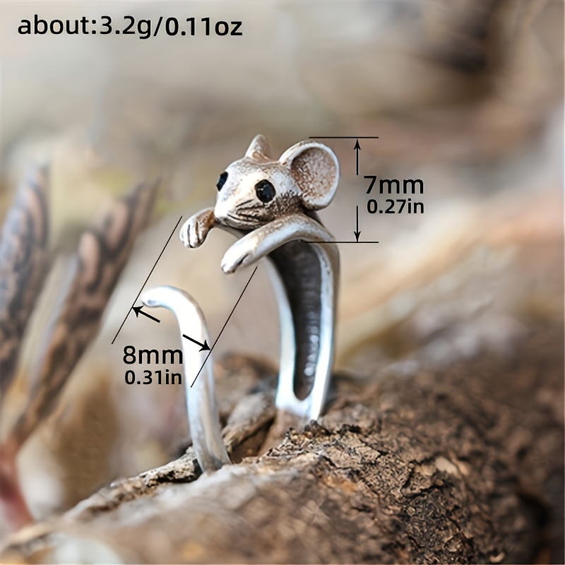 Stylish Unisex Adjustable Ring with Synthetic Zircon