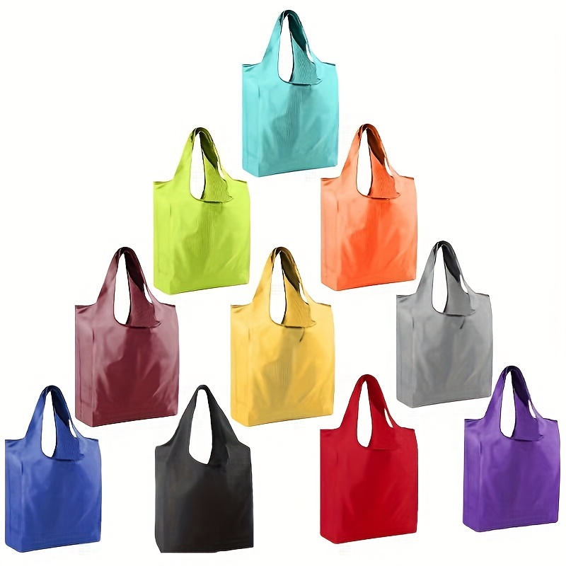 Wiederverwendbare Einkaufstaschen mit Tasche, faltbar, waschbar, 15,9 kg  Tragkraft, robuste Einkaufstasche, umweltfreundlich, passt in jede Tasche