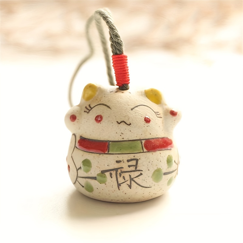 Glückskatze Münzbank Aus Keramik – Feng Shui Deko & Sparschwein In Weiß, 11,4 Cm