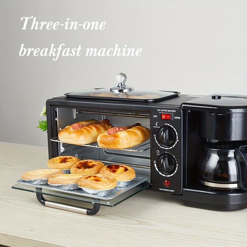 3-in-1 Multi-functional Breakfast Machine With Oven, Coffee Maker