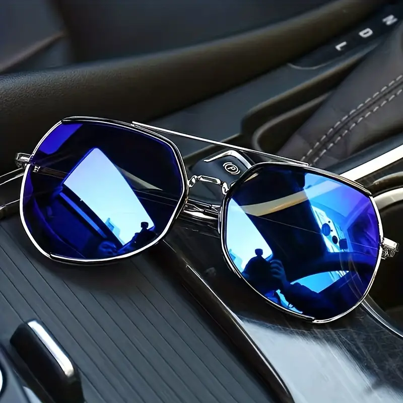 Uv Resistant Reflective Driving Frog Mirror Sunglasses Perfect For Outdoor  Sports Riding - Automotive - Temu