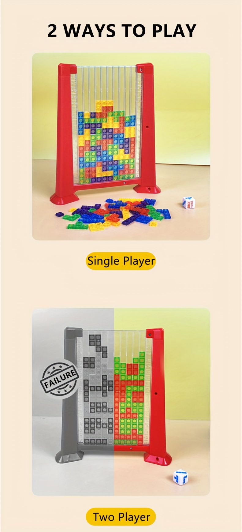 960x Blocs de Construction en Plastique avec Boite de Transparant Jouet  Montessori Mathématiques Jeu Educatif pour Enfants 3 - 6 Ans