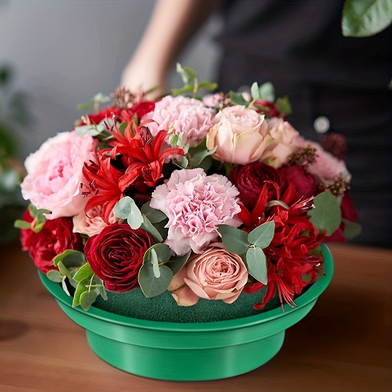 12 Pack Round Floral Foam in Single Bowl DIY Flower Arrangement