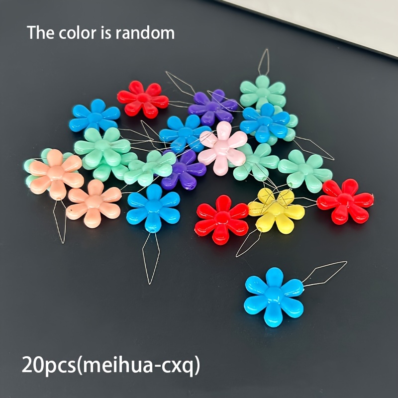 Plastic Plum Needle Threader, Sewing Handcraft Accessory Threader, Colorful Lead Threader, Needle Threading Tool, Sewing Threader (random Color)