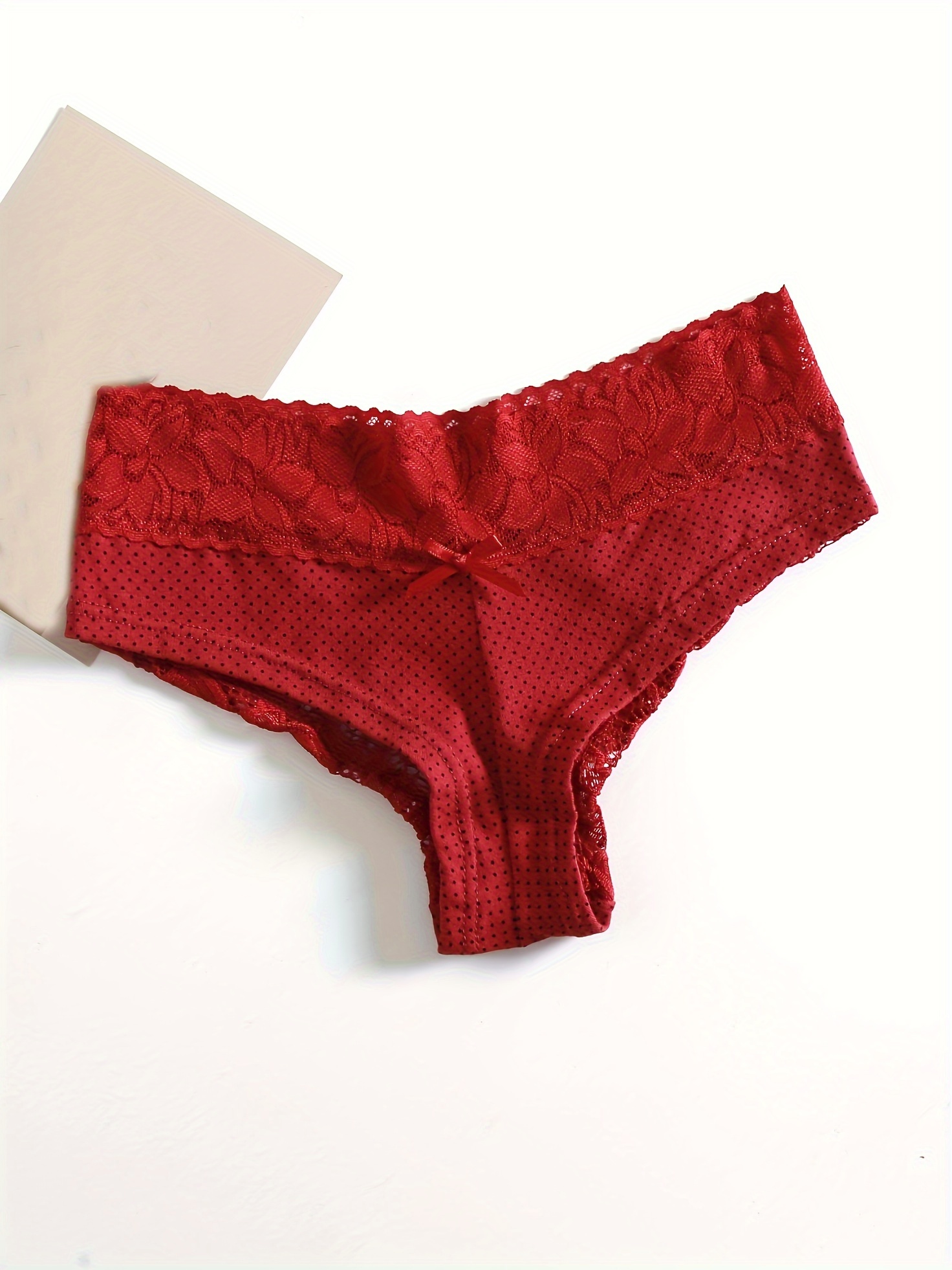 Women's Red Hipster Panties