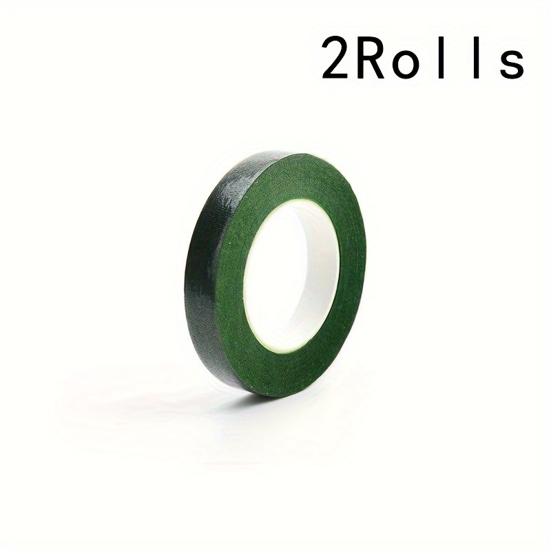 1roll DIY Green Florist Item Adhesive Flower Tape Floral Tape 1062.99inch  Green Tape Wrinkled Paper Tape Production Of Floral Tape