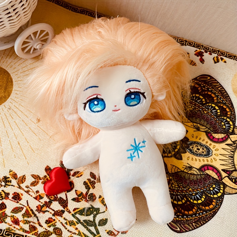 Multicolored Hair Plush Cartoon Doll - Birthday Gift