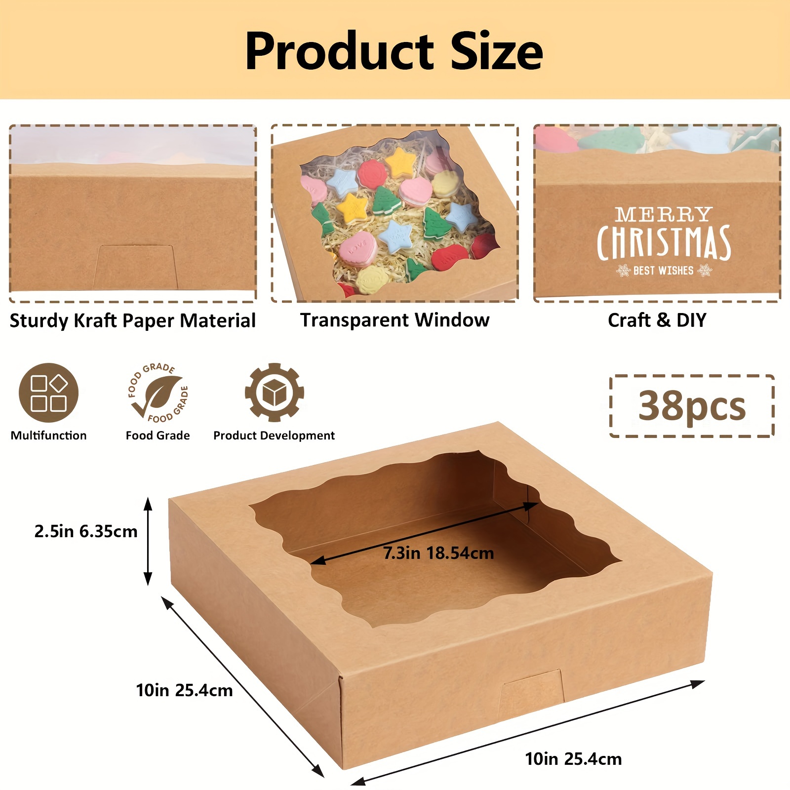 Browwn Lolly Packaging Box With Window