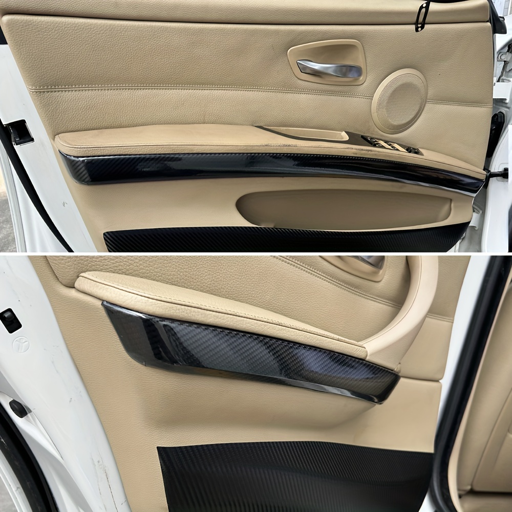 3 Serie E90 2005-2012 Innen Zentrale Steuerung Panel Tür Griff 3d 5d Carbon  Faser Aufkleber Aufkleber Auto Styling Zubehör, Sparen Geld Temu