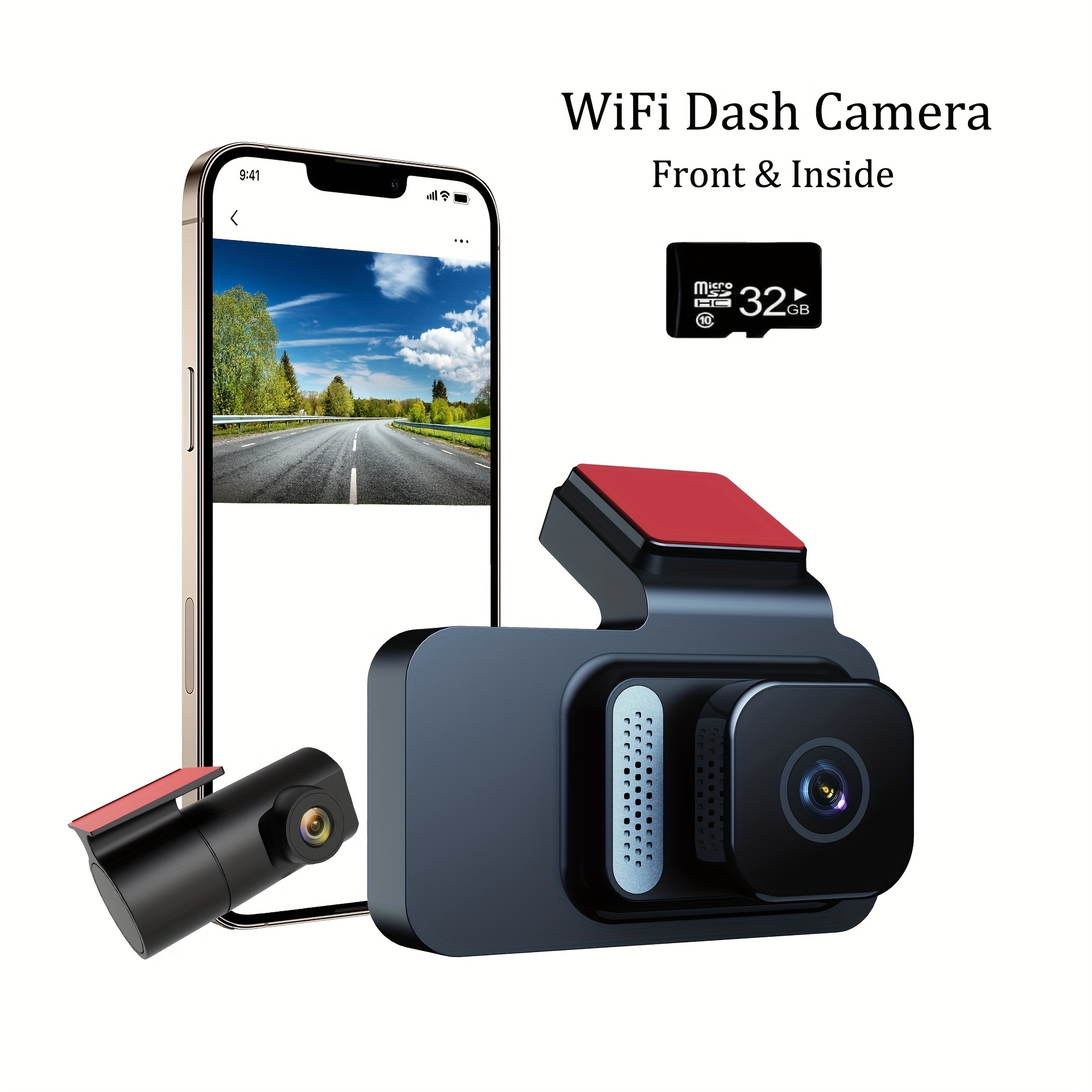 Achetez en gros 4k 1080p Hd Caché Wifi Voiture Boîte Noire Dash Cam Pour  Tesla Android Caméra Vision Gsm Batterie Capteur De Stockage Serrure  Construire Carte Couleur Chine et Caméra Dash à