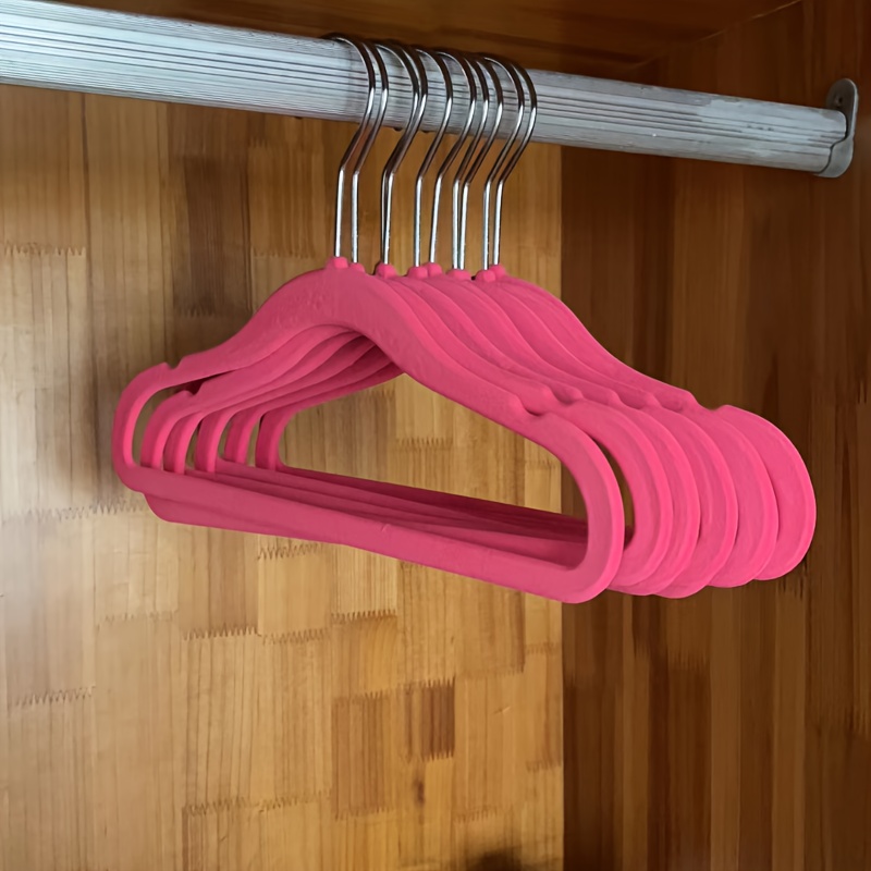 5/10pcs Clothes Hanger Short Hook Hanger Space Saving Non Slip