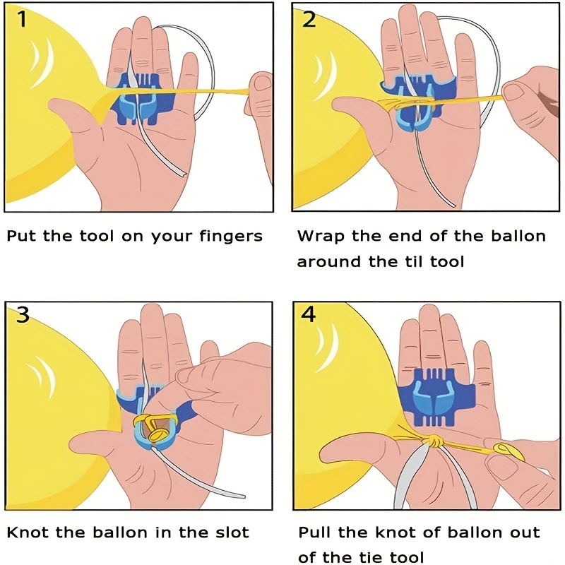 Balloon Decoration Set Balloon Knotter Balloon Stiffener - Temu