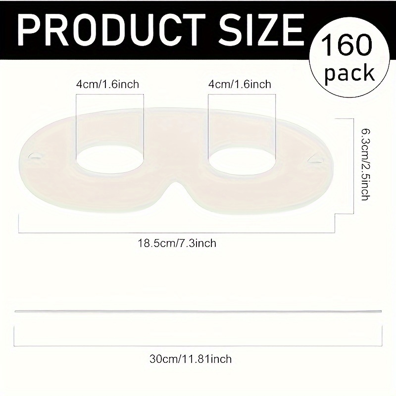 Set, White Paper Eye Masks, Plain Masquerade Mask DIY Blank Masks Decorate  For Costume Party, Halloween Party