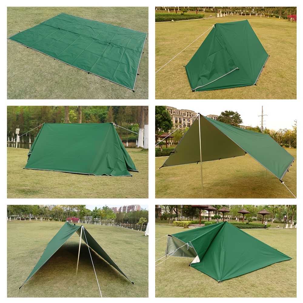 Beach Tents Top Cover Tarpaulin Covers Waterproof Foldable Rain Covers Dome  Tent Cover for Backpacking Holiday Outdoor Orange 56x56cm
