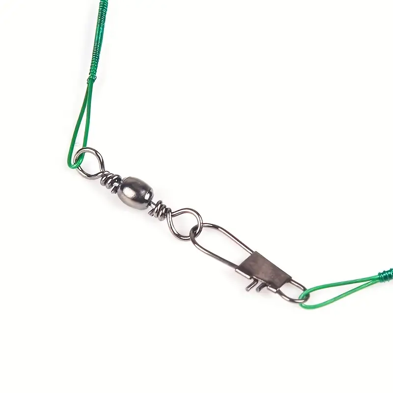 Durable Fishing Steel Wire Swivel Ring Anti Bite Guide Line - Temu Mauritius