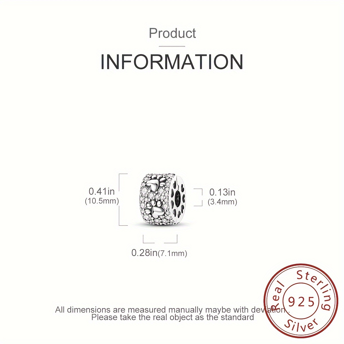Chaîne Maillon Vintage Argent Sterling 925 – Ornée, 5.25 X 0.75 Pouces, USA