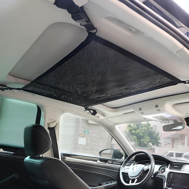 Car Roof Ceiling Cargo Net Mesh Storage Bag Pouch Pocket For Land