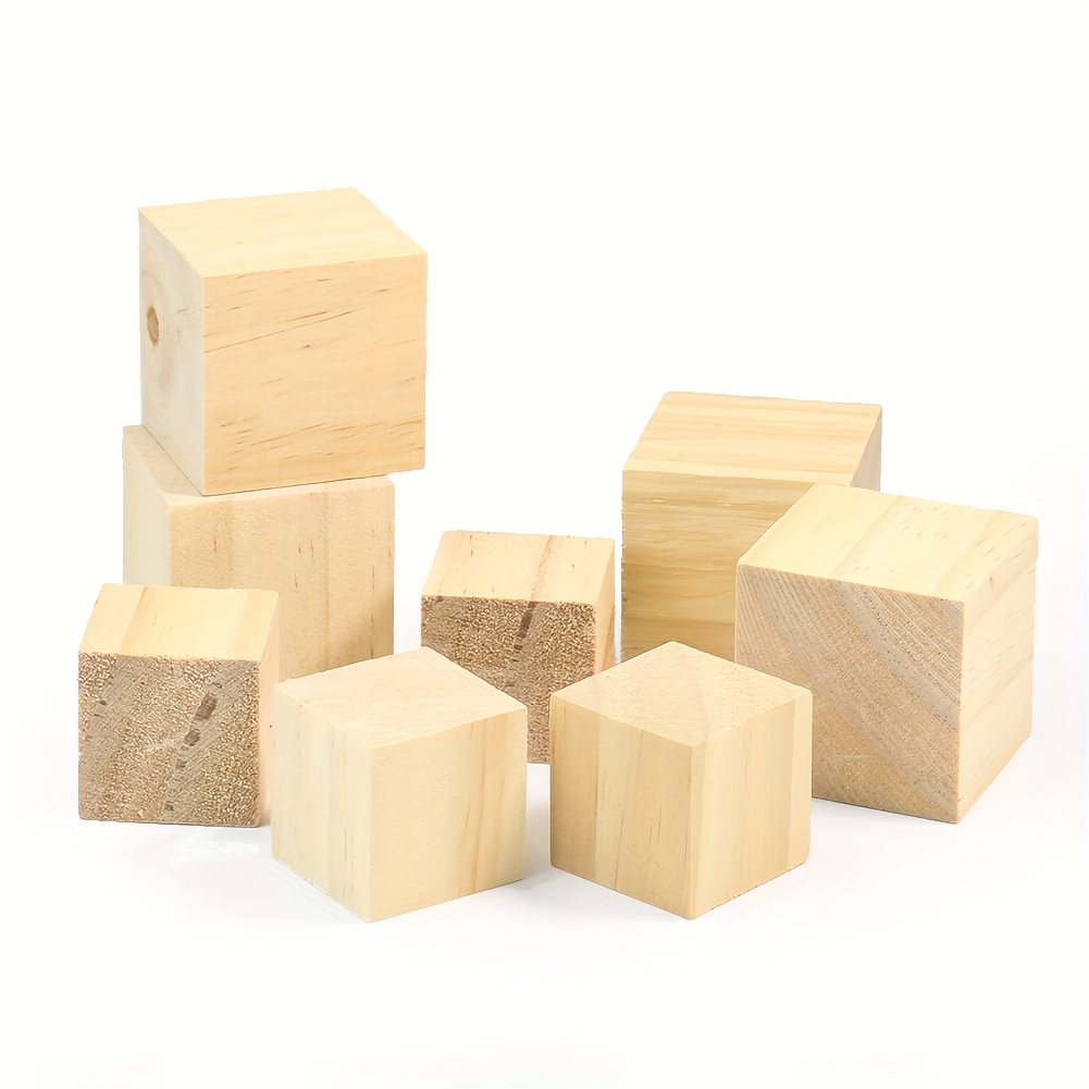Unfinished Wooden Blocks Small Wood Cubes For Crafts And DIY Home Decor at  best price in Greater Noida