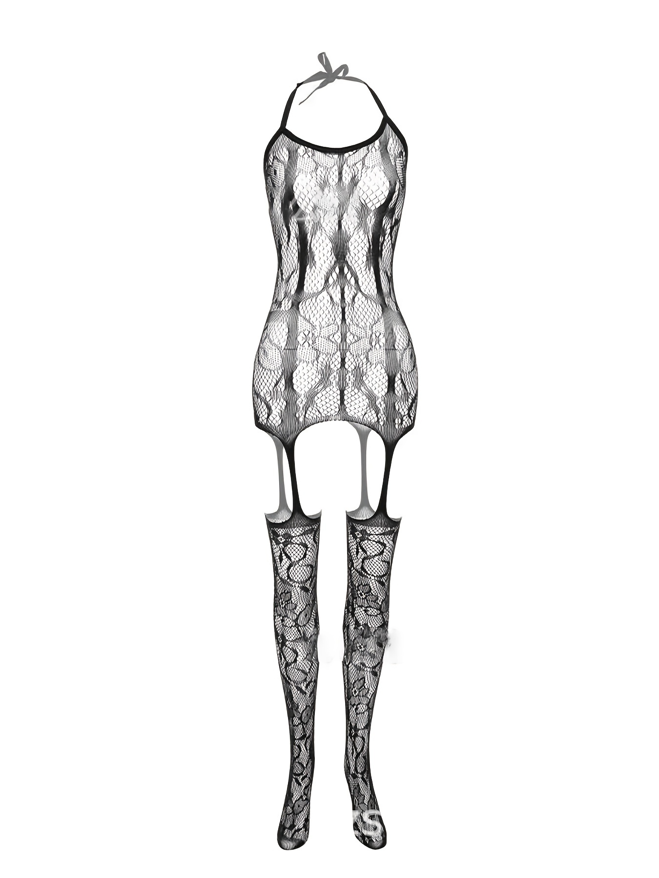 Women's Sheer Lingerie Hollow Lace Bodysuit – Bennys Beauty World