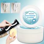 1pc white shoes cleaning cream decontamination brush disposable sports shoes whitening multi functional cleaning brush shoes decontamination maintenance special cleaning cream wipe white shoes remove stains cleaning tools