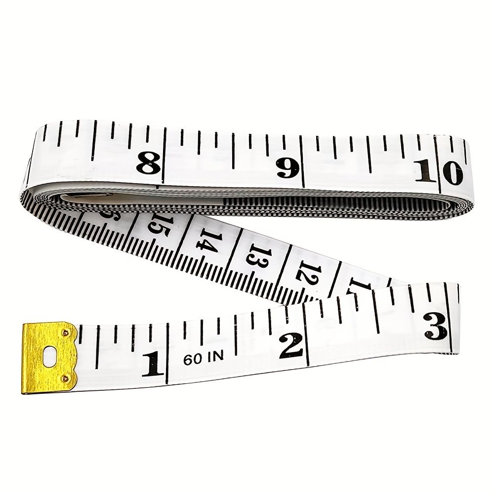 2 Pack Body Measuring Ruler Sewing Cloth Tailor Tape Measure Soft Flat  60/150cm