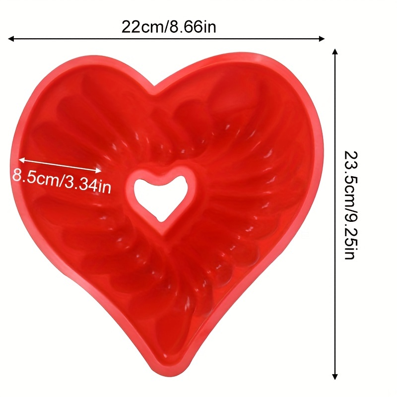 Silicone Mold Pastry 3D Cake Design Mini Cupcake Mousse Muffin Heart  Original!!!