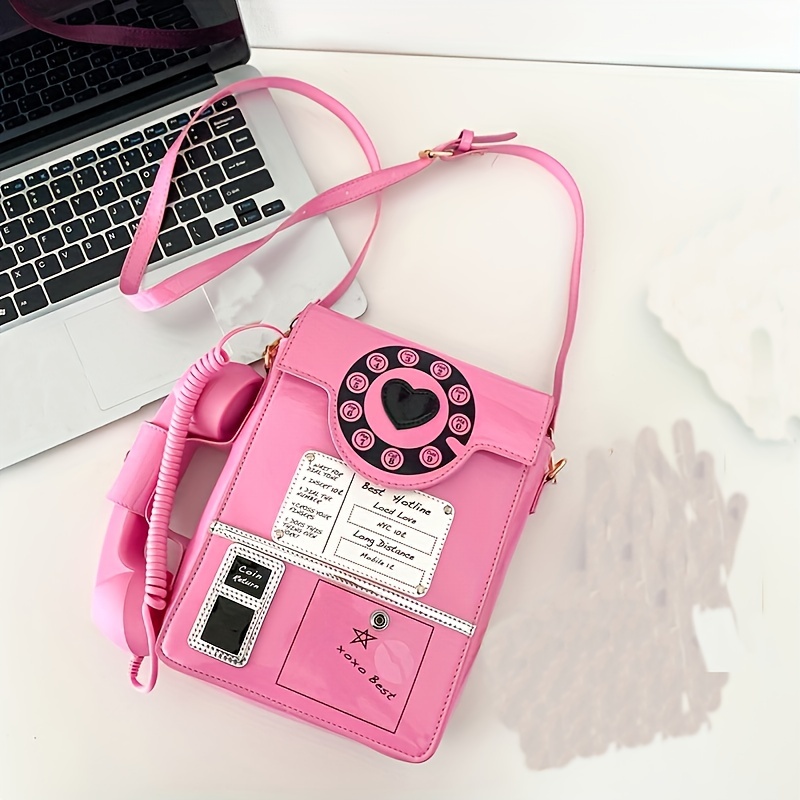 Cute Phone Shaped Novelty Bag Kawaii Funny Crossbody Bag Temu