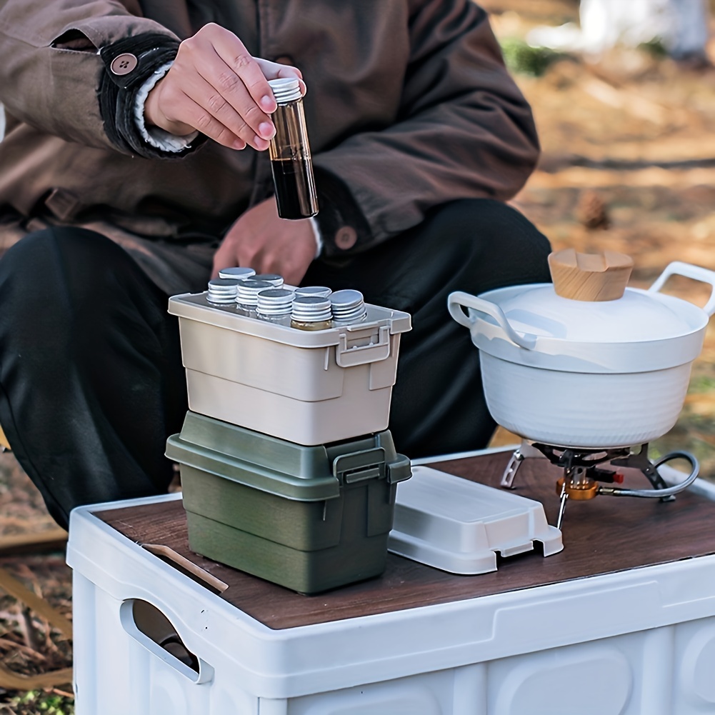Outdoor-camping-aufbewahrungsbox, Tragbare Picknick-klappbox Mit Großer  Kapazität, Multifunktionale Reise-sortier-aufbewahrungsbox Für Outdoor- camping - Sport & Freizeit - Temu