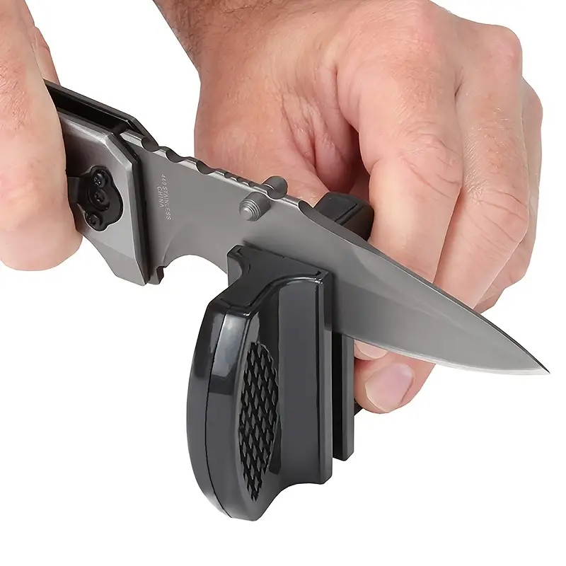 Sharp And Portable: Small Knife Sharpener Tool For Kitchen And Outdoor  Camping - Temu