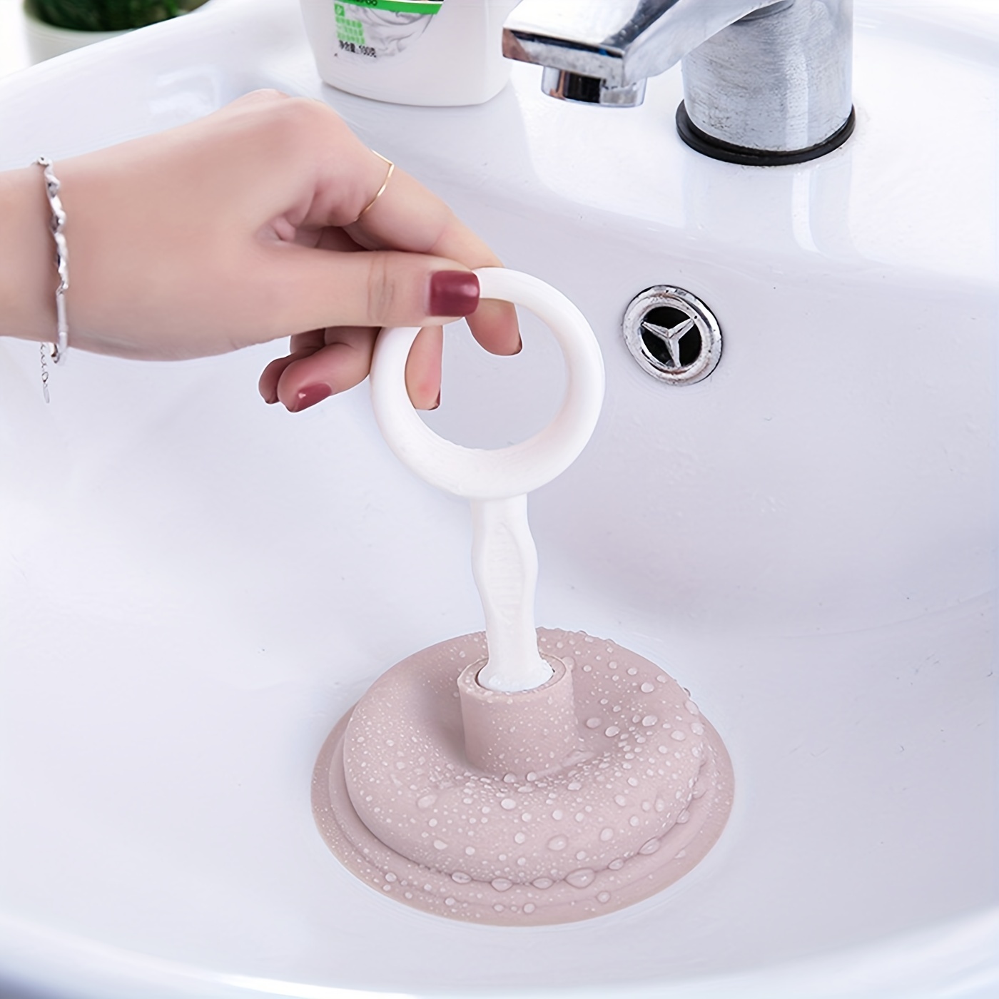 1pc Mini Drain Plunger Eliminate Clogs Instantly Kitchen Hand Held Pump  Cleaner for Sinks
