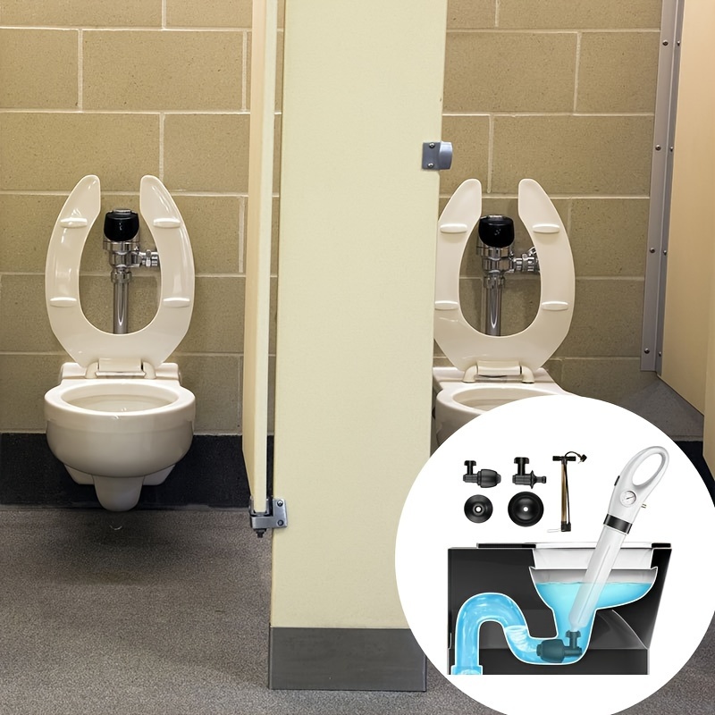 KOOYORK Toilet Plunger, Drain Clog Remover, Plungers for Bathroom Heavy  Duty Air Drain Snake, High Pressure Toilet Auger for Shower, Sink, Bathtub