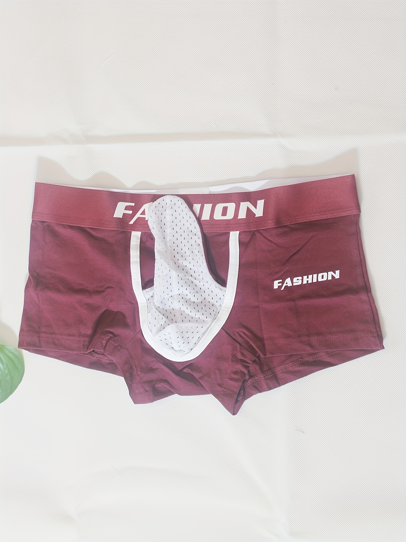 Mens Penis Hole Boxer Shorts Men Open Front Underwear Sexy Pouch Underpants  CA 