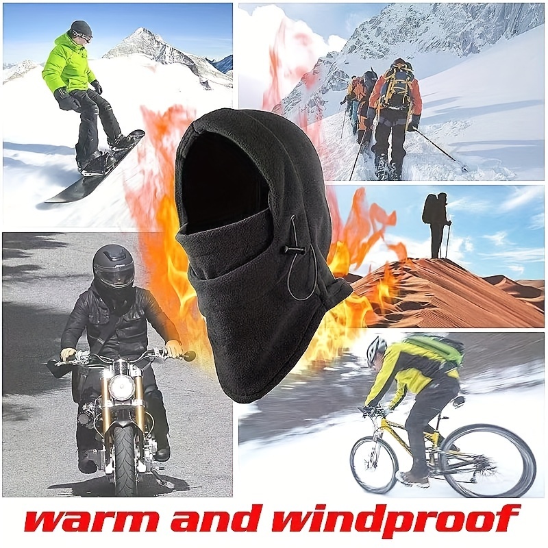 Máscara De Balaclava A Prueba De Viento Y Cálida, Cubierta Completa De La  Cara, Unisex Para Esquiar, Hacer Snowboard Y Montar En Moto - Temu Spain